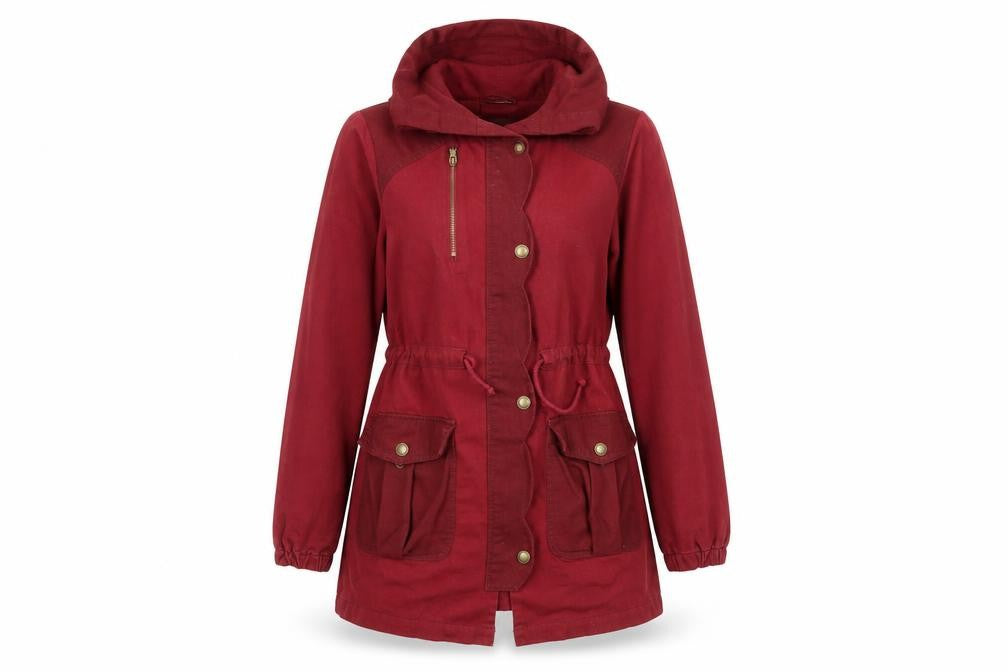 Republic Women's Red Parka Jacket Size S