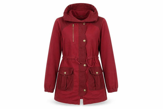 Republic Women's Red Parka Jacket Size S