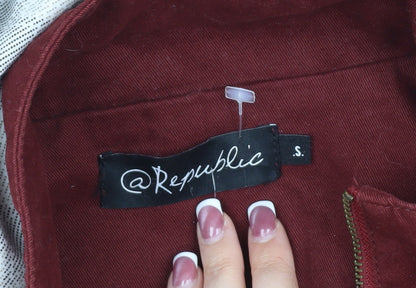 Republic Women's Red Parka Jacket Size S