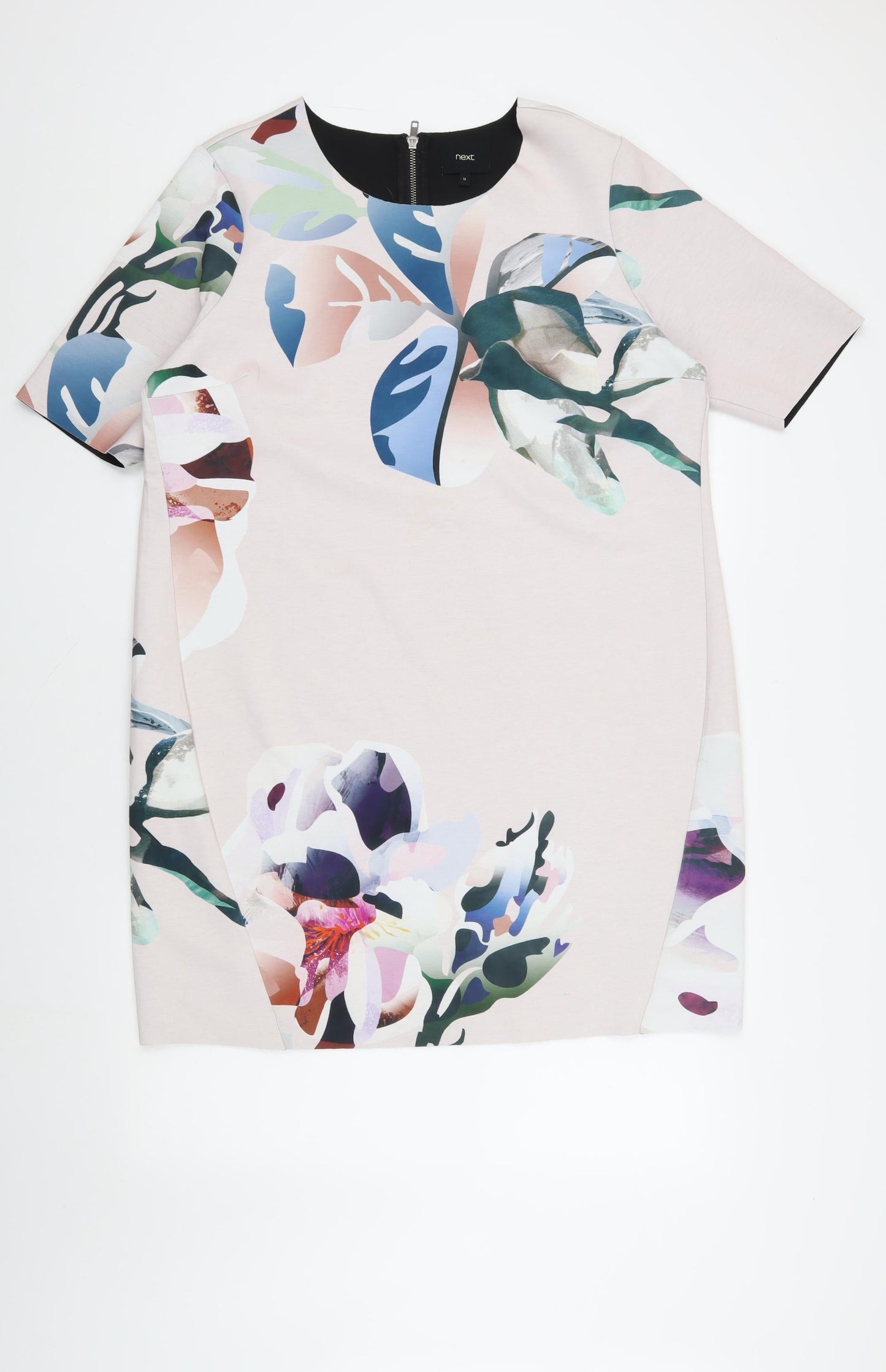 Next Women Multicoloured Floral Shift Dress Size 16