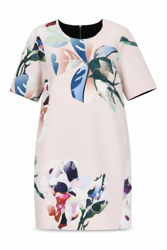 Next Women Multicoloured Floral Shift Dress Size 16