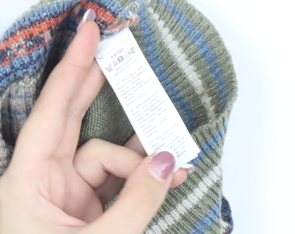 Monsoon Boys Blue Animal Vest 2-3 Years Knit Fair Isle