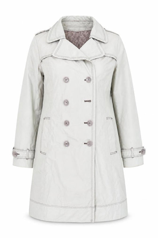 Womens UK Size 12 Debenhams Beige Trench Coat