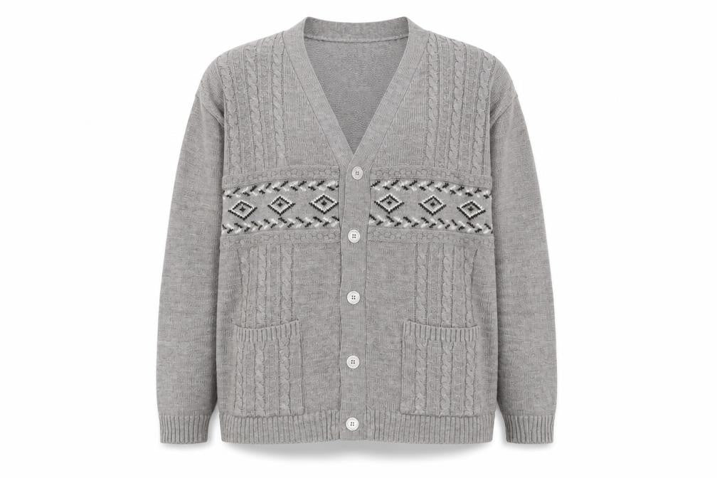 Womens UK Size 7XL Reflect Collection Grey Cardigan Jumper