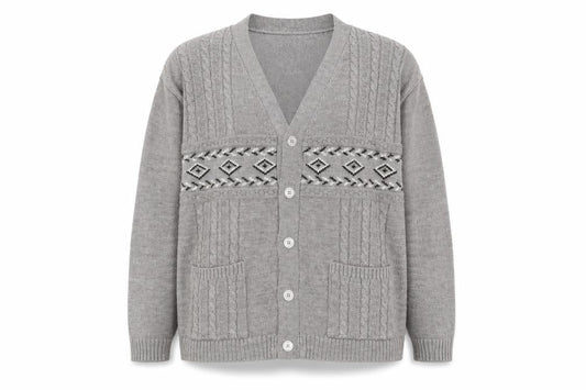 Womens UK Size 7XL Reflect Collection Grey Cardigan Jumper