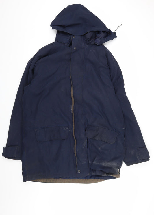 Mens UK Size L Regatta Blue Parka Coat
