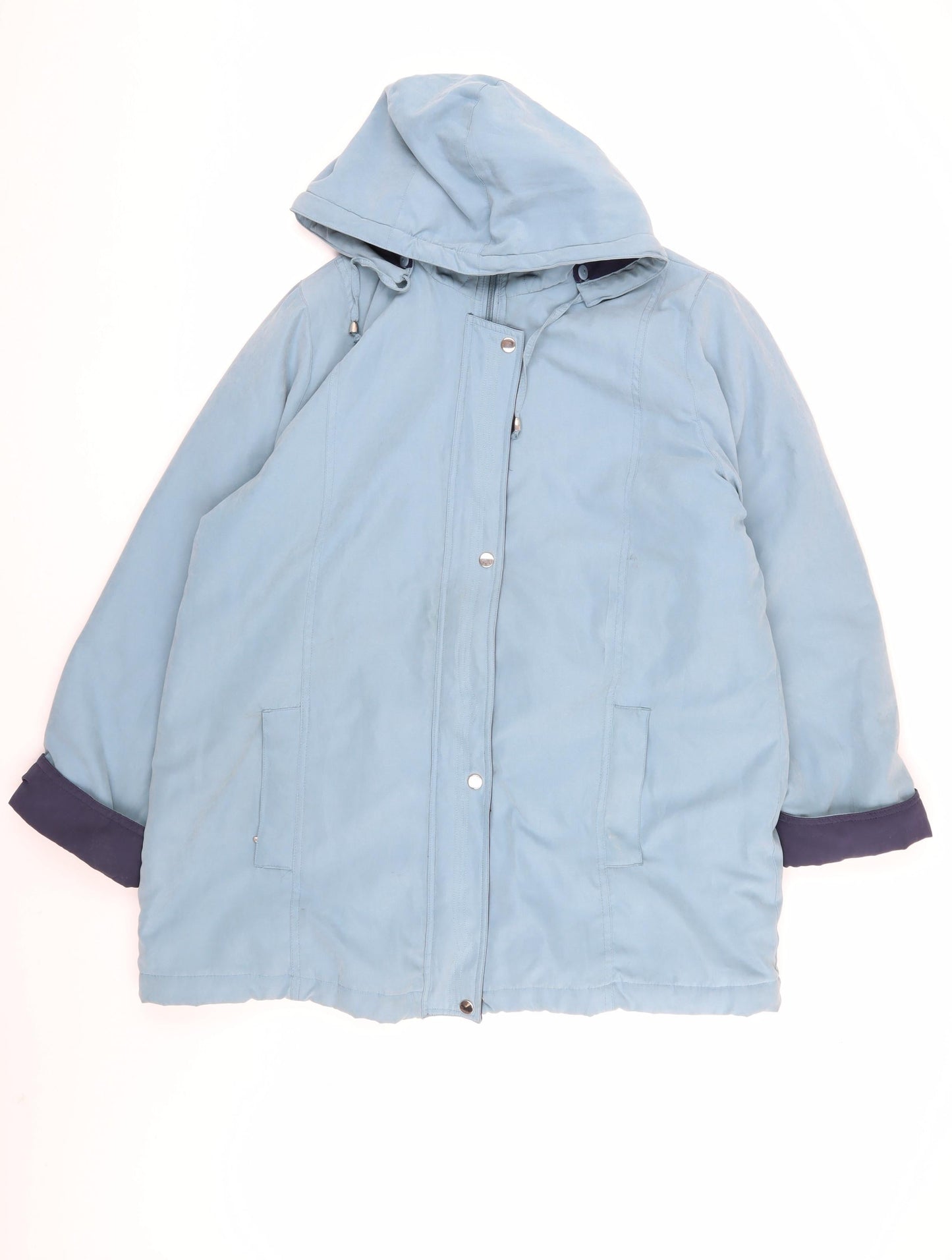Womens UK Size 16 Sarah Hamilton Blue Parka Coat