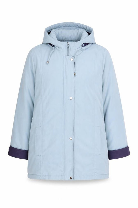 Womens UK Size 16 Sarah Hamilton Blue Parka Coat