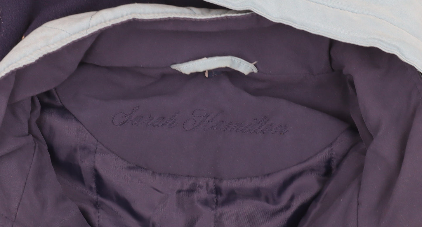 Womens UK Size 16 Sarah Hamilton Blue Parka Coat