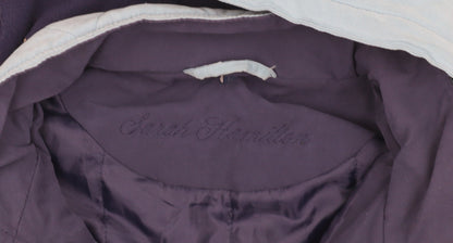 Womens UK Size 16 Sarah Hamilton Blue Parka Coat