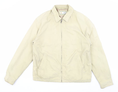 Mens UK Size L Marks and Spencer Beige Basic Jacket