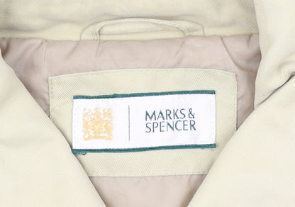 Mens UK Size L Marks and Spencer Beige Basic Jacket