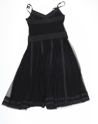 Monsoon Black Sleeveless Women's Dress UK Size 10