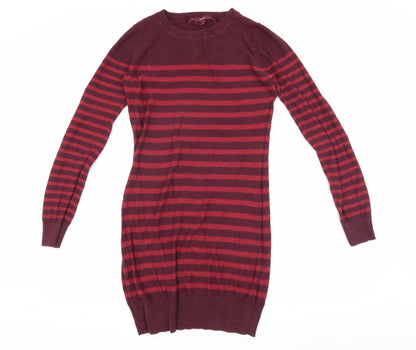 Womens UK Size 10 NEXT Red Pullover Jumper