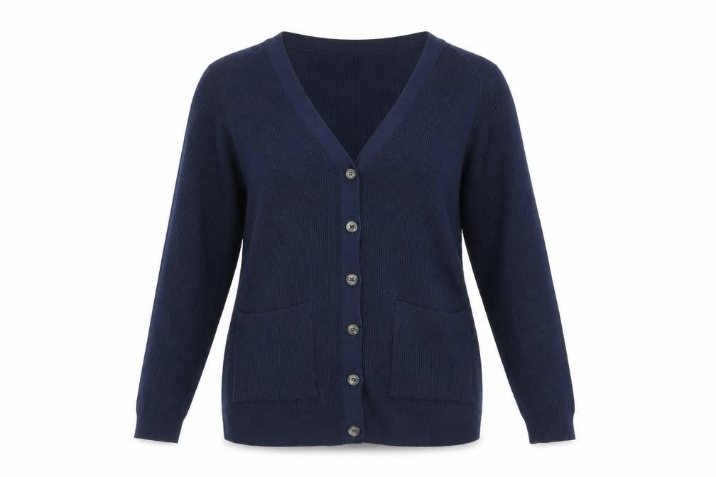 Womens UK Size S Marks and Spencer Blue Cardigan Jumper