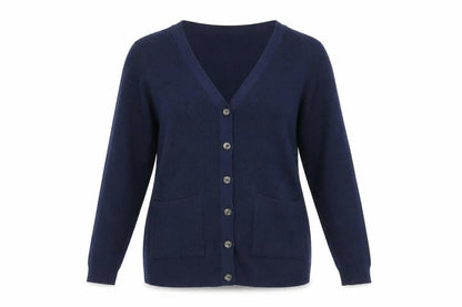Womens UK Size S Marks and Spencer Blue Cardigan Jumper