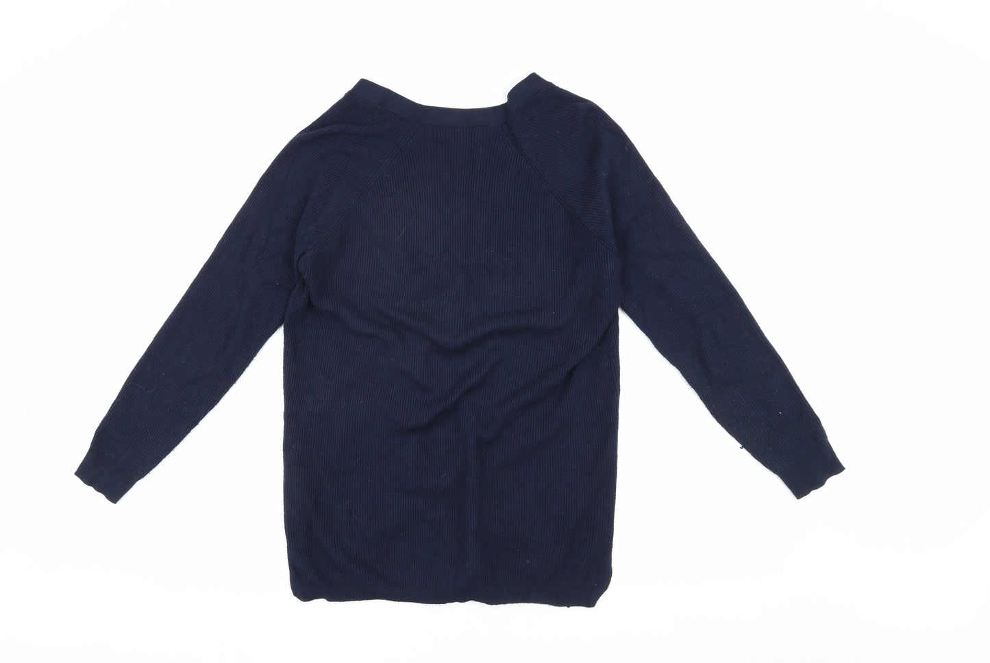 Womens UK Size S Marks and Spencer Blue Cardigan Jumper