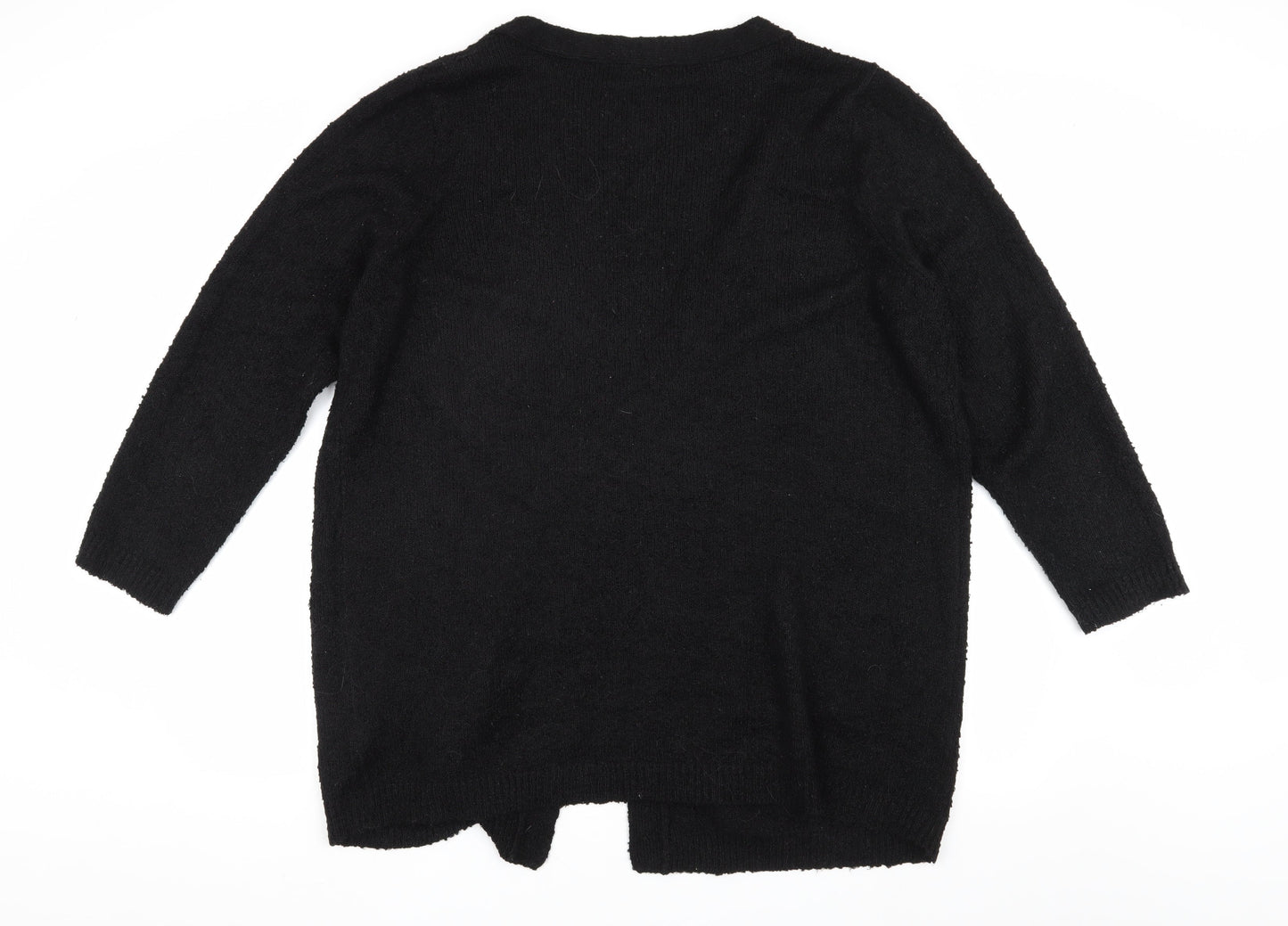bpc Women's Black Cardigan XL - Open Knit, Casual
