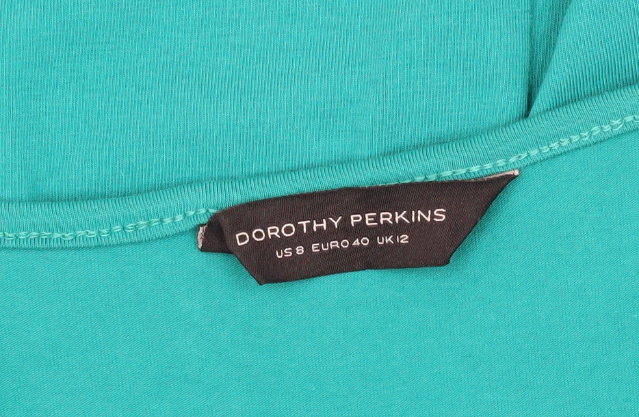 Dorothy Perkins Women's Green Short Sleeve Dress