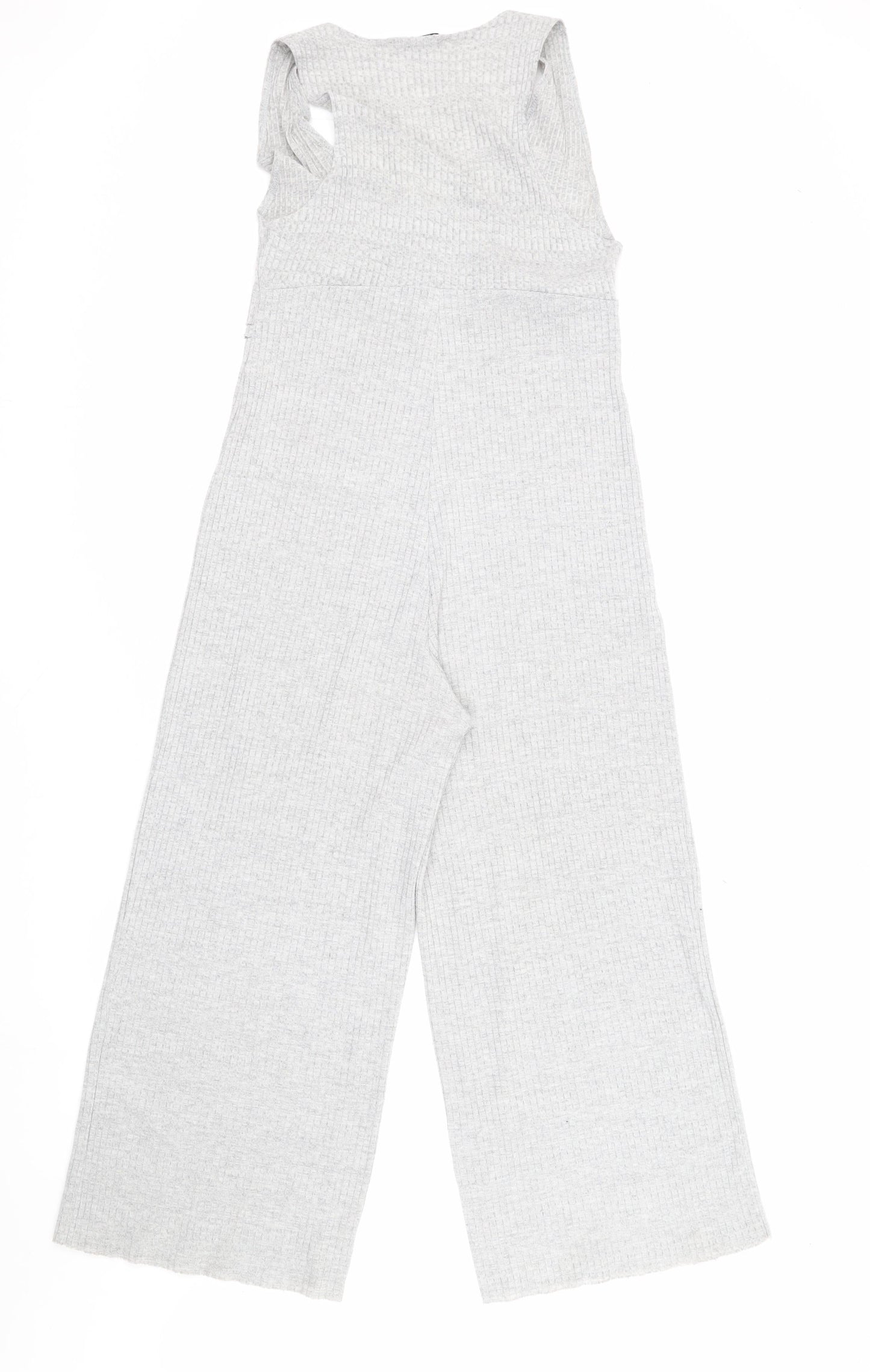 Zara Trafaluc Grey Knit Women's Sleeveless Jumpsuit S