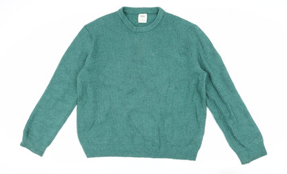 Marks and Spencer Men's Green XL Pullover Jumper