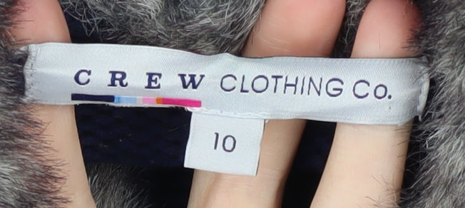 Crew Clothing Co. Women's Blue Cardigan Size 10