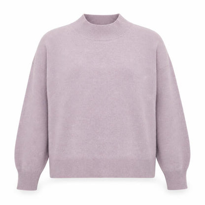 FatFace Women's Purple Mock Neck Pullover Jumper Size 16