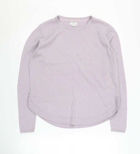 Womens UK Size 14 Fat Face Purple Pullover Jumper