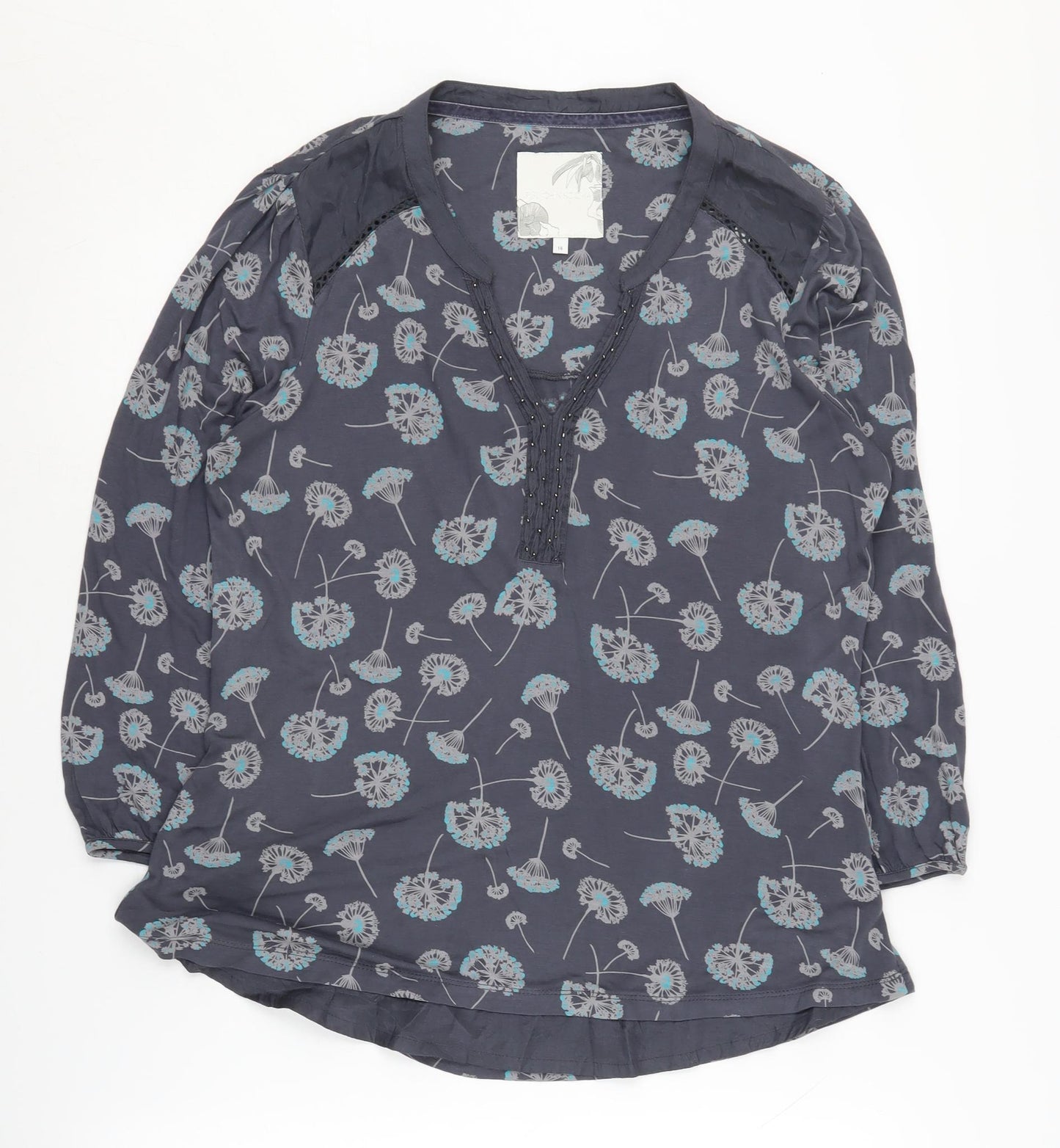 Womens UK Size 14 RJR John Rocha Multicoloured Basic Blouse