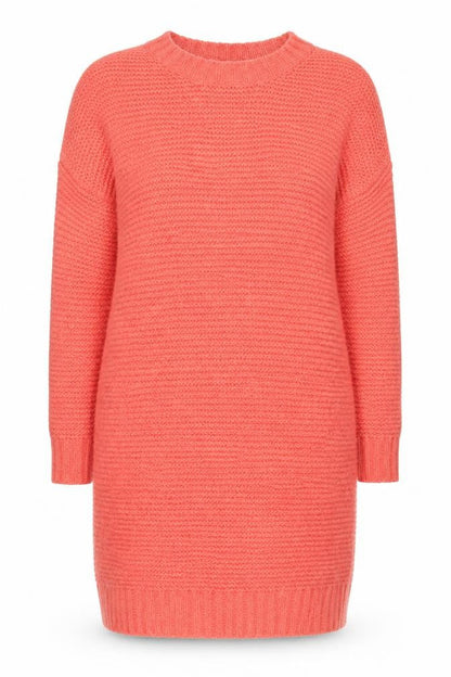 Reiss Women's Pink Jumper Dress M Knit Long Sleeve