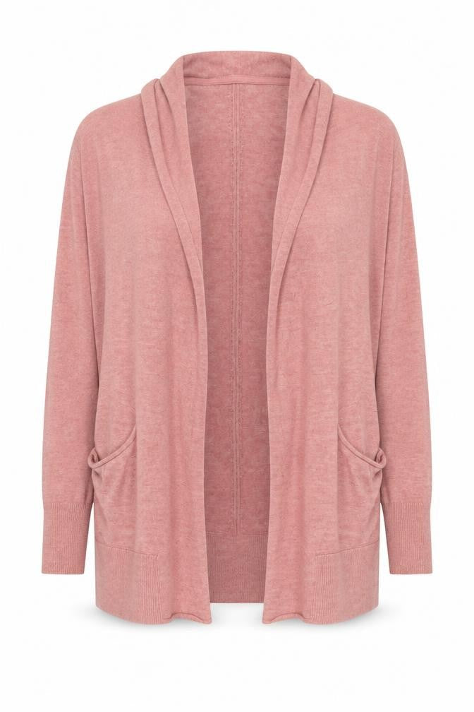 Womens UK Size 12 Fat Face Pink Cardigan Jumper