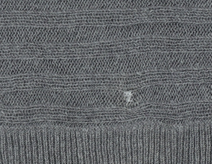 Long Tall Sally Women’s Grey V-Neck Knit Jumper - M