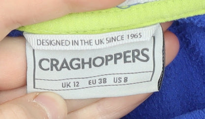 Craghoppers Women's Blue Fleece Sweatshirt UK 12