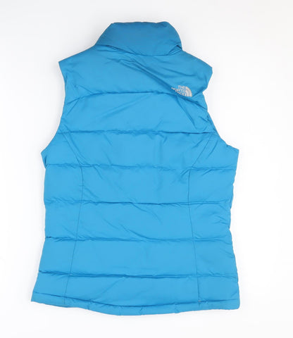 Womens UK Size XS The North Face Blue Puffer Jacket