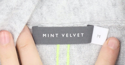 Womens UK Size M Mint Velvet Grey Pullover Jumper