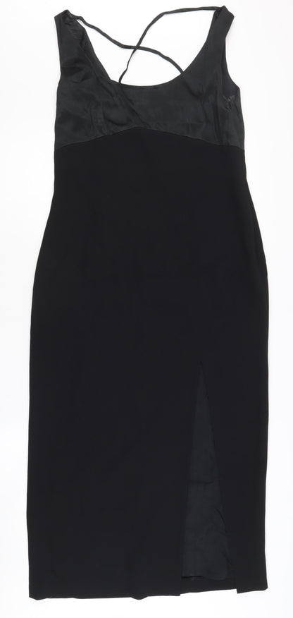 Planet Women's Black Sleeveless Sheath Dress Size 12