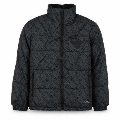 Mens UK Size M NBA Black Puffer Jacket