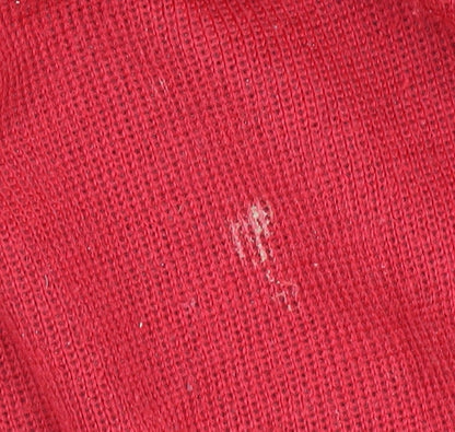 Gabicci Men's Red XL Wool Blend Pullover Jumper