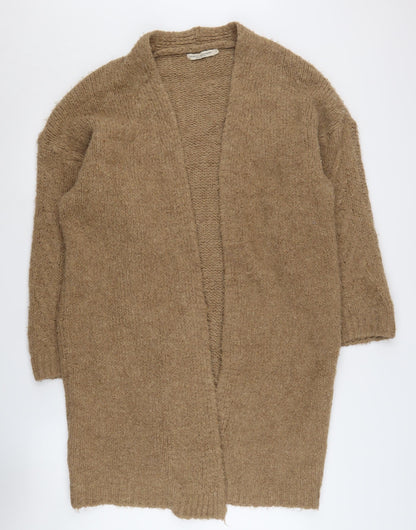 Womens UK Size L Vanessa Alexandra Brown Cardigan Jumper