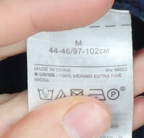 Banana Republic Men's Blue Wool Pullover Jumper M