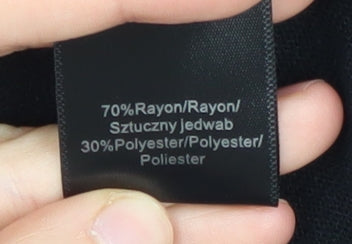 Cable & Gauge Women's 3XL Black Pullover Jumper