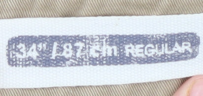 Firetrap Men's Beige Chino Trousers Size L