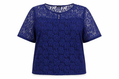 Womens UK Size 20 M&Co Blue Basic Blouse