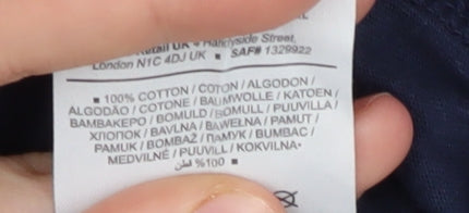 Nike Men's Blue Short Sleeve T-Shirt Size S Solid