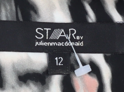 Womens UK Size 12 Star by Julien MacDonald Multicoloured Basic Blouse