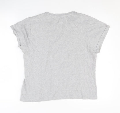 Disney Women's Grey Mickey Mouse Pyjama Top, Size 10-12