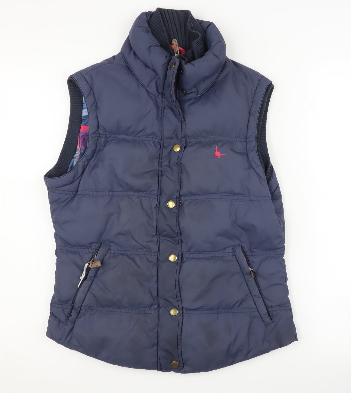 Womens UK Size 10 Jack Wills Blue Puffer Jacket