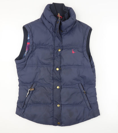 Womens UK Size 10 Jack Wills Blue Puffer Jacket