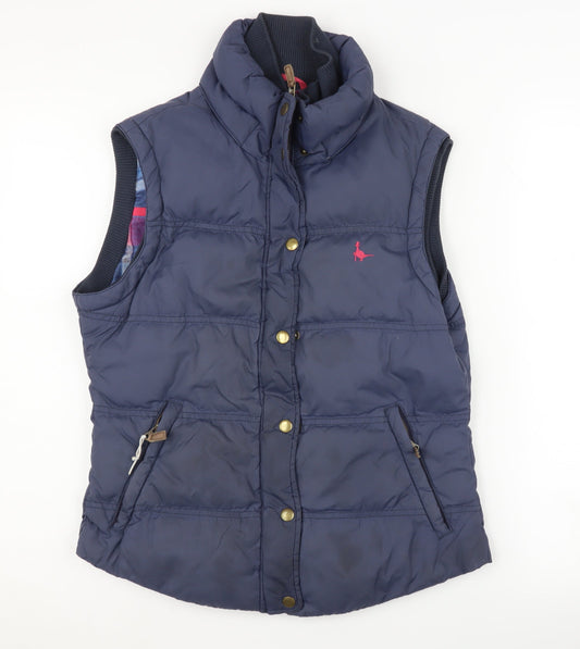 Womens UK Size 10 Jack Wills Blue Puffer Jacket