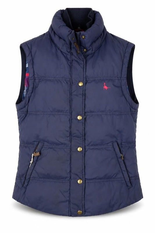 Womens UK Size 10 Jack Wills Blue Puffer Jacket